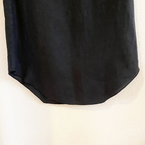 Clickby Color Me Cotton Women's 100% Linen Sleeveless Short Dress Pockets SZ M - Picture 8 of 10